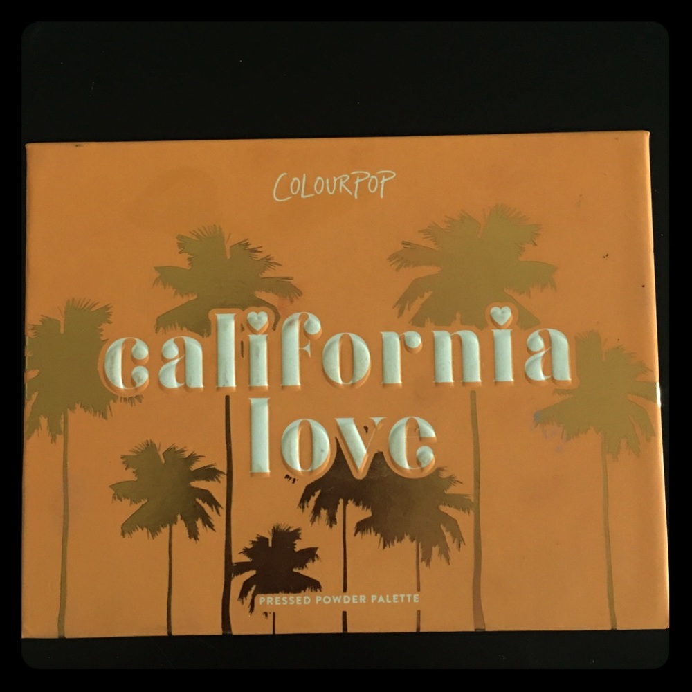 california love palette from colourpop